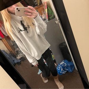 PINK sweatshirt, used, good condition